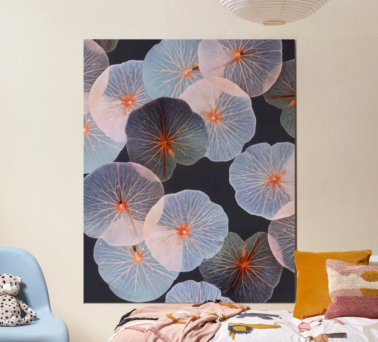 Traslucenza poster con telaio in legno da 83oranges