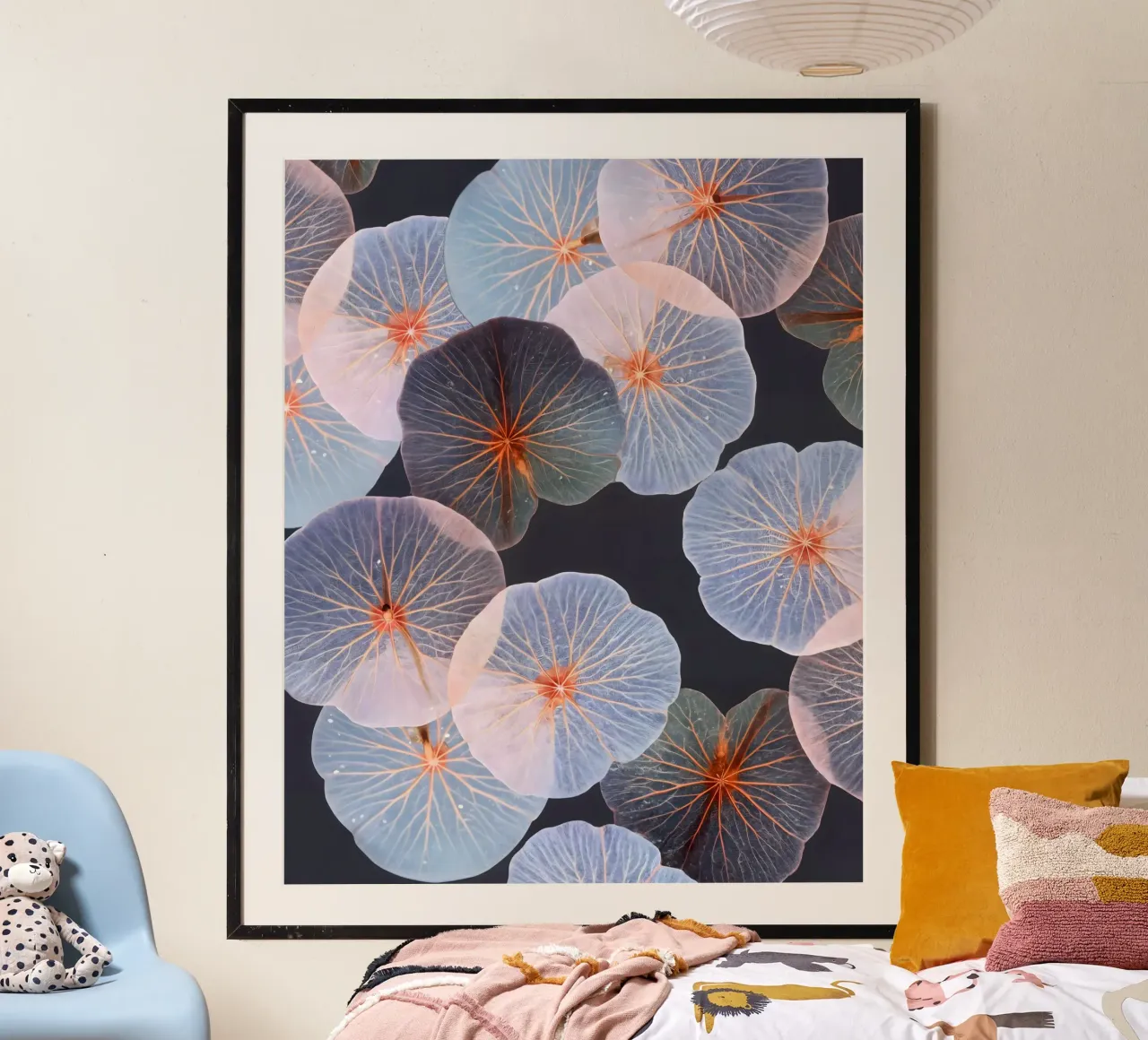 Traslucenza poster con telaio in legno da 83oranges