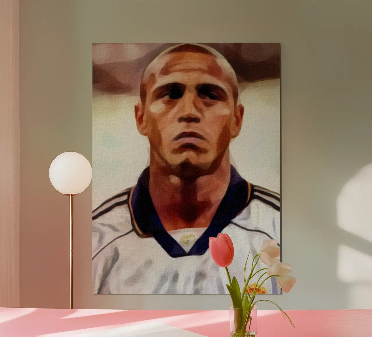 Roberto Carlos al Real Madrid poster da dan band