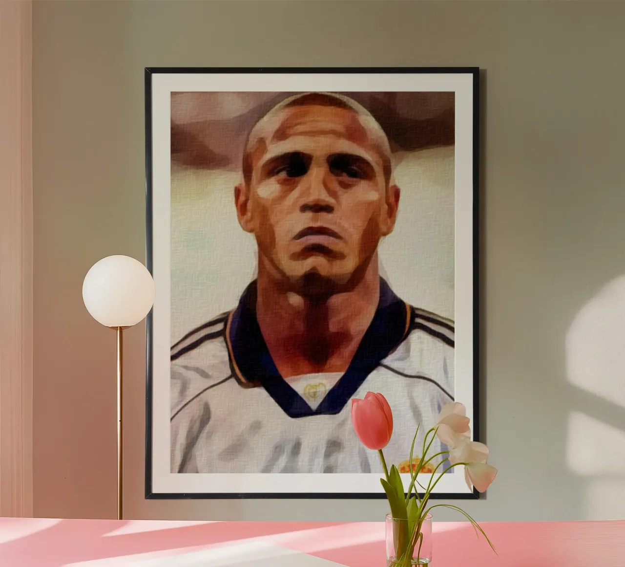 Roberto Carlos al Real Madrid poster da dan band