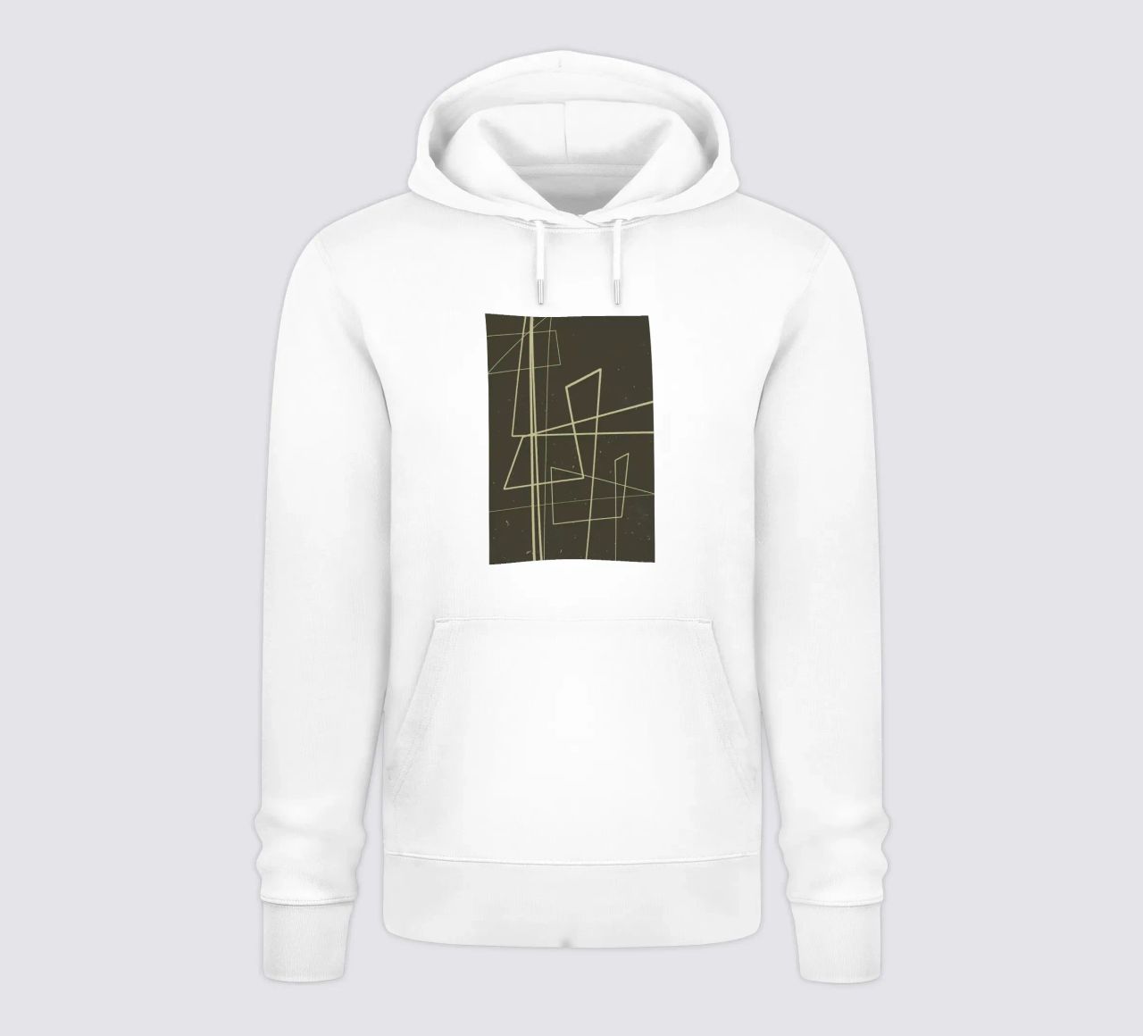 Angular Lines No 7 felpa con cappuccio da treechild