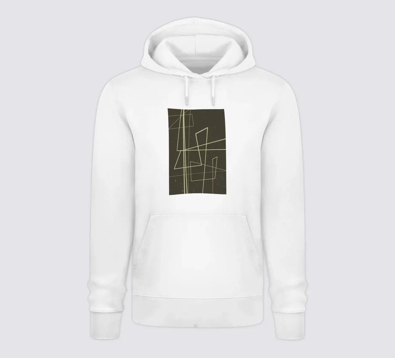 Angular Lines No 7 felpa con cappuccio da treechild