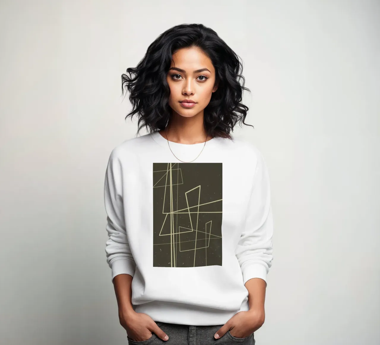 Angular Lines No 7 felpa da treechild