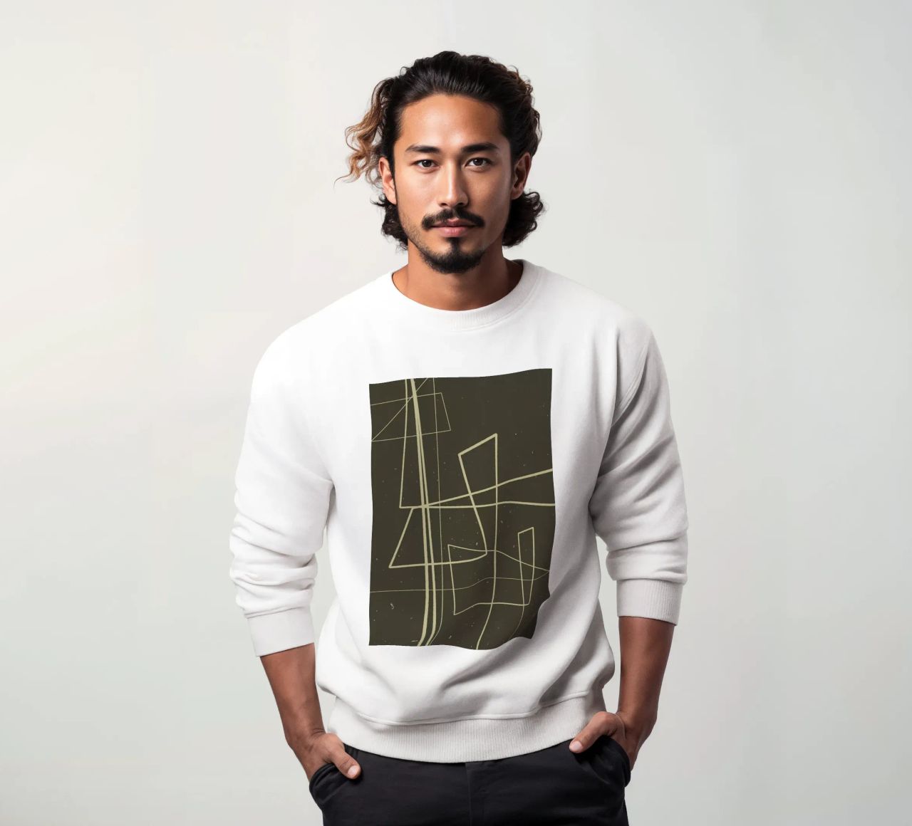 Angular Lines No 7 felpa da treechild