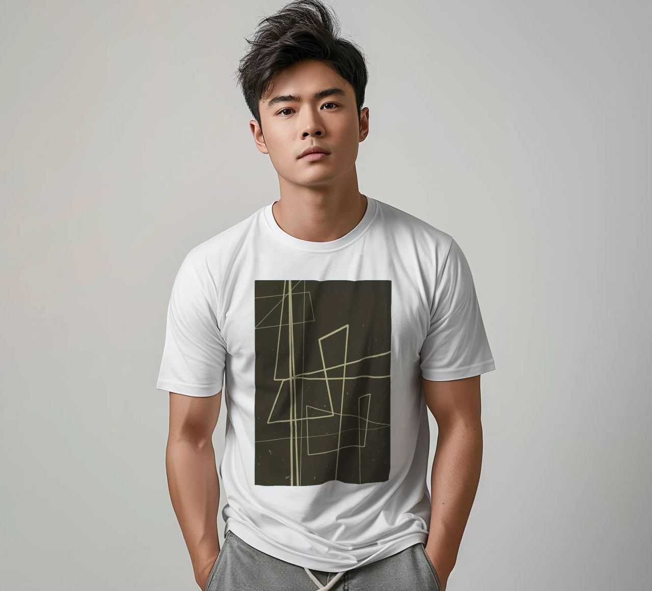 Angular Lines No 7 t-shirt da treechild