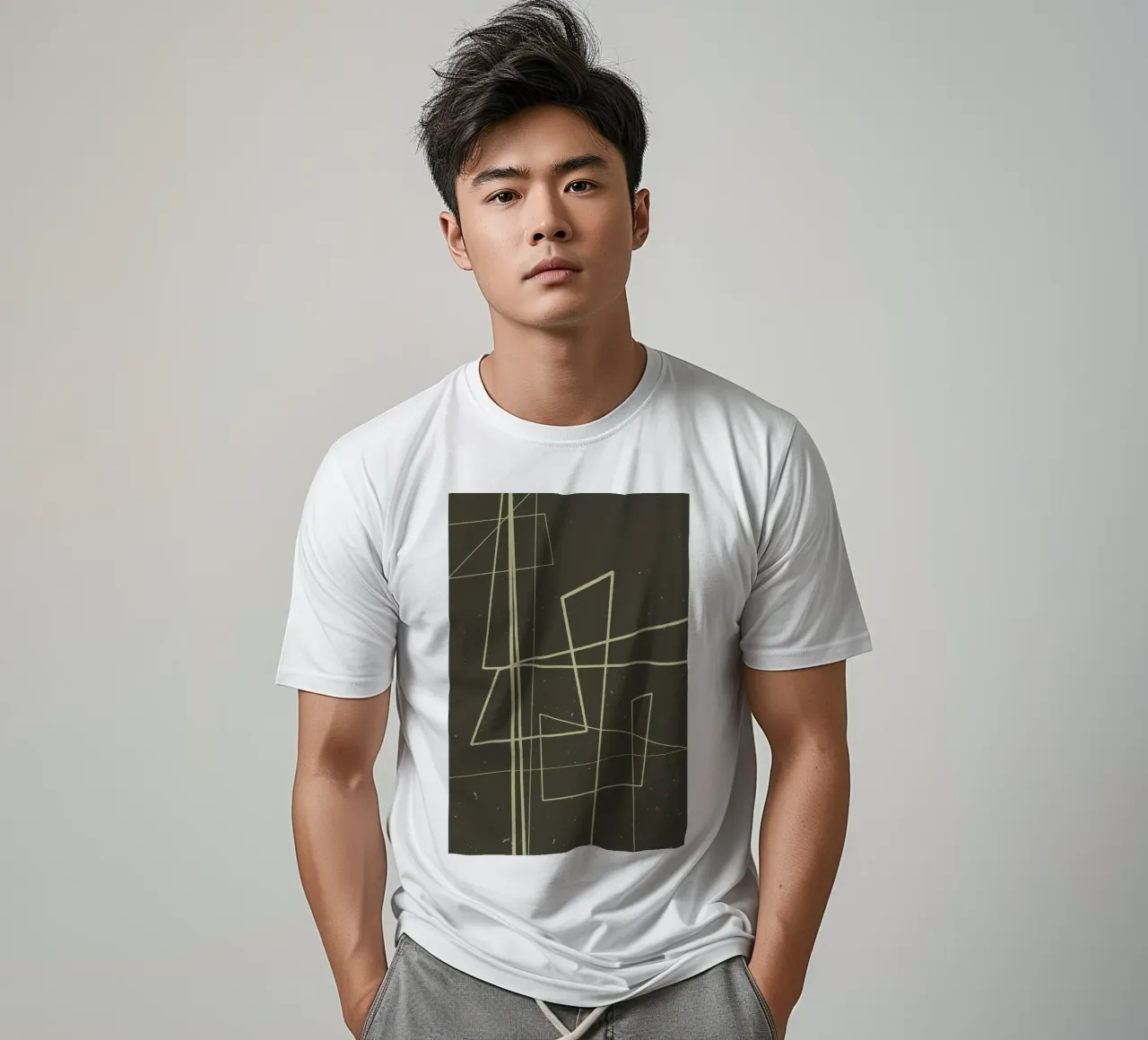 Angular Lines No 7 T-Shirt von treechild