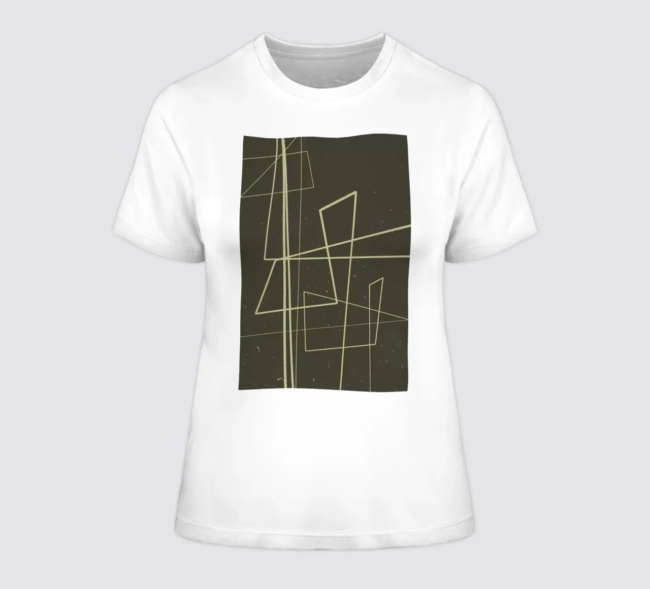 Angular Lines No 7 women's fitted t-shirt by treechild