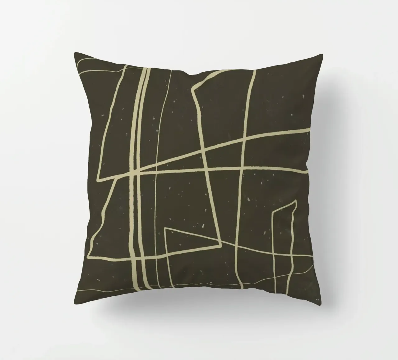 Angular Lines No 7 Kissen von treechild