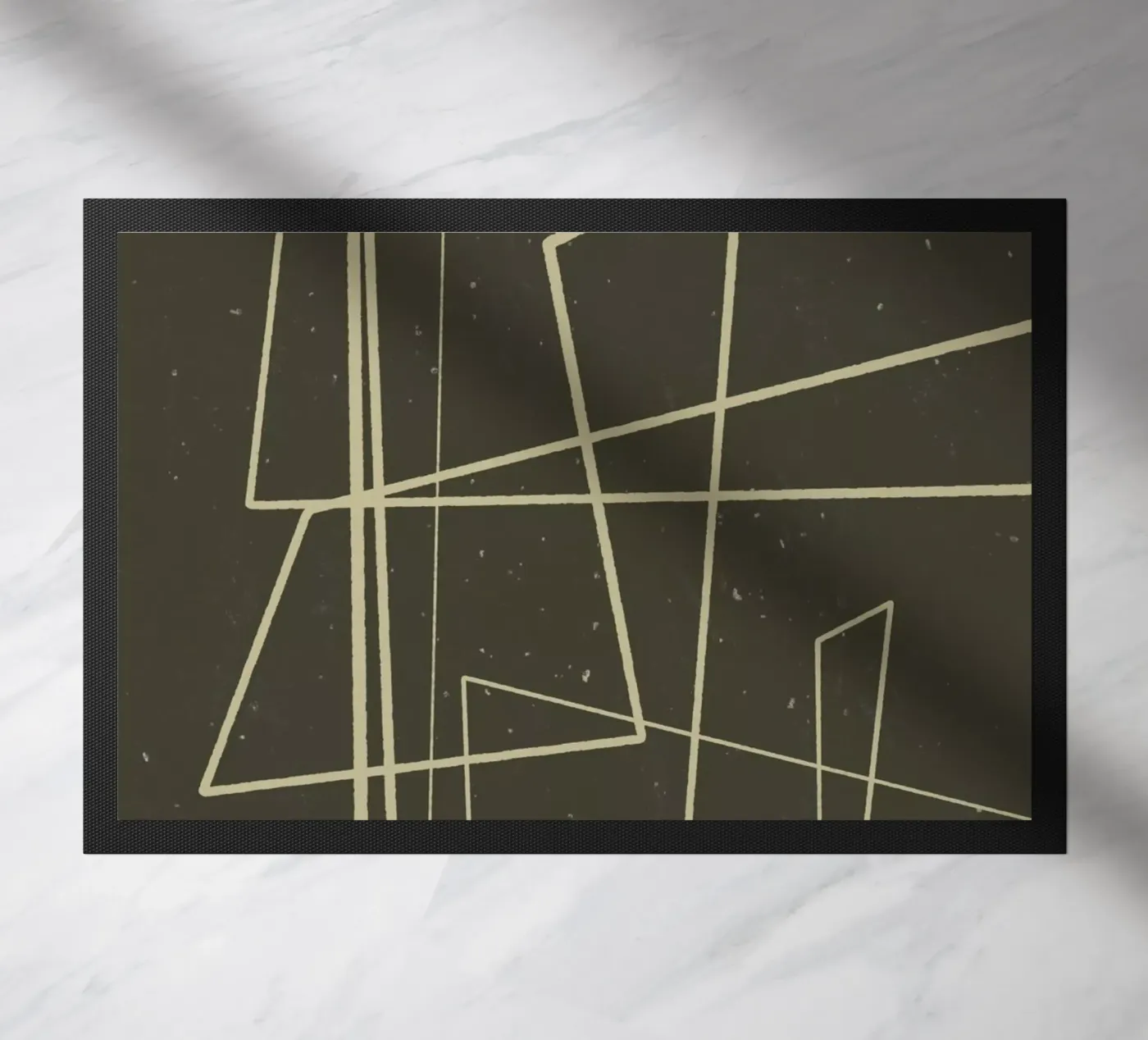 Angular Lines No 7 Fußmatte von treechild