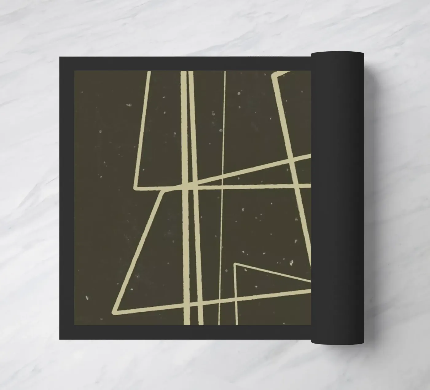 Angular Lines No 7 Fußmatte von treechild