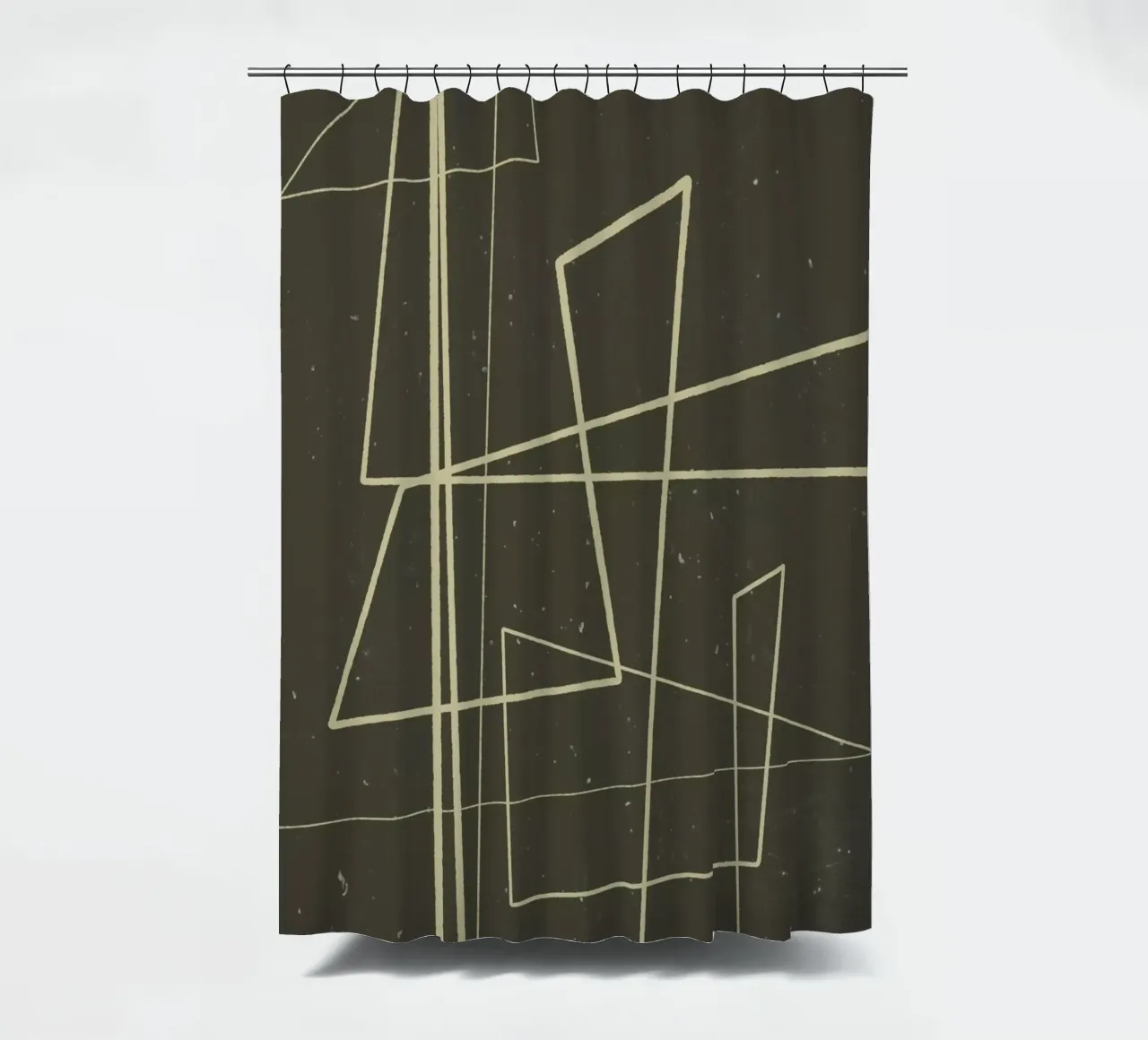 Angular Lines No 7 Duschvorhang von treechild