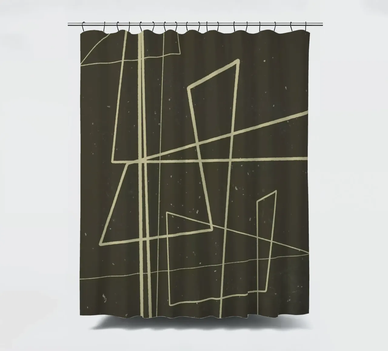 Angular Lines No 7 Duschvorhang von treechild