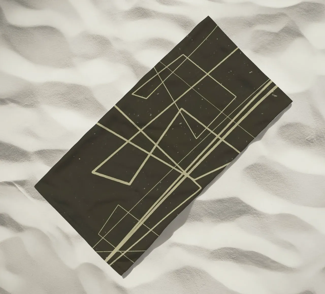 Angular Lines No 7 serviette de plage de treechild