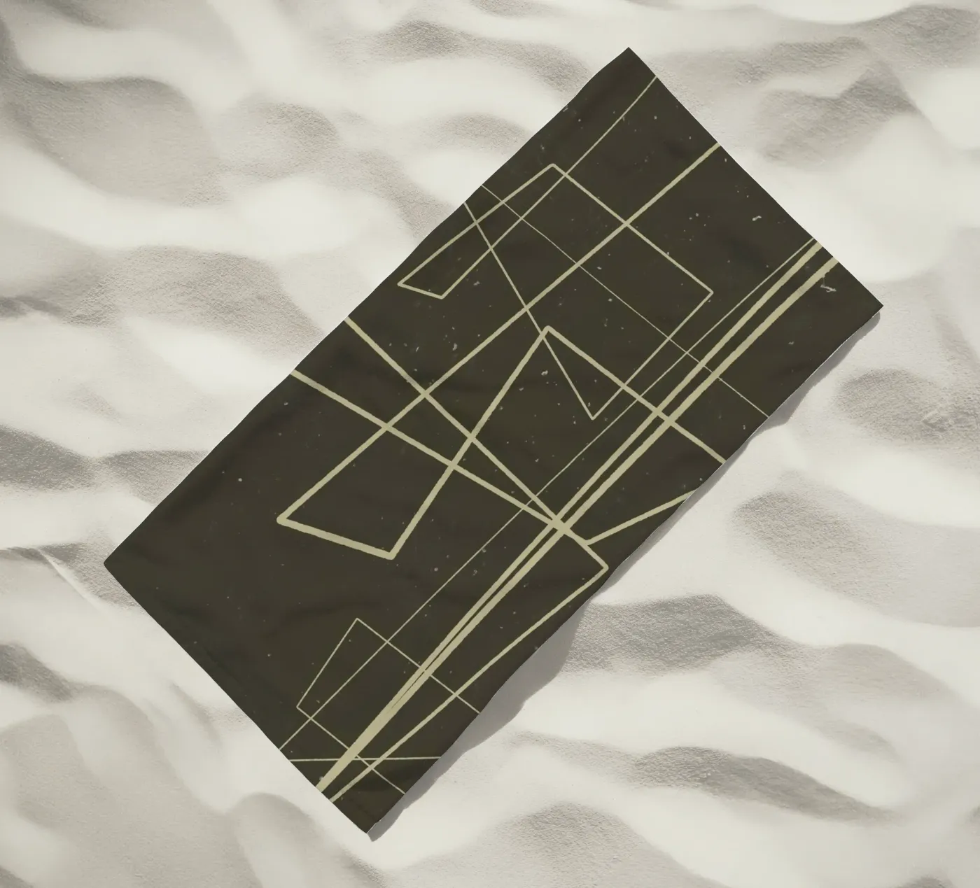 Angular Lines No 7 Strandtuch von treechild