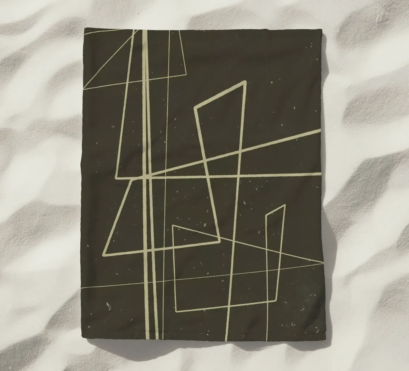 Angular Lines No 7 Strandtuch von treechild