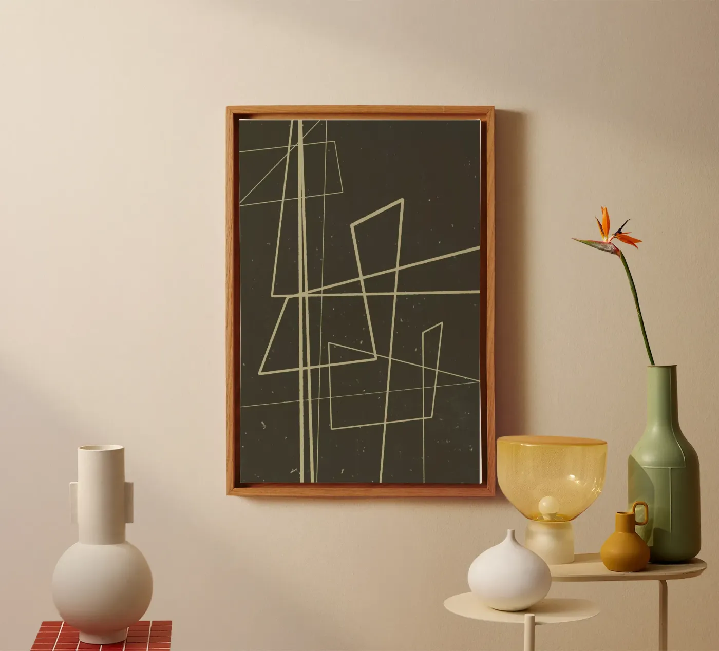 Angular Lines No 7 canvas van treechild