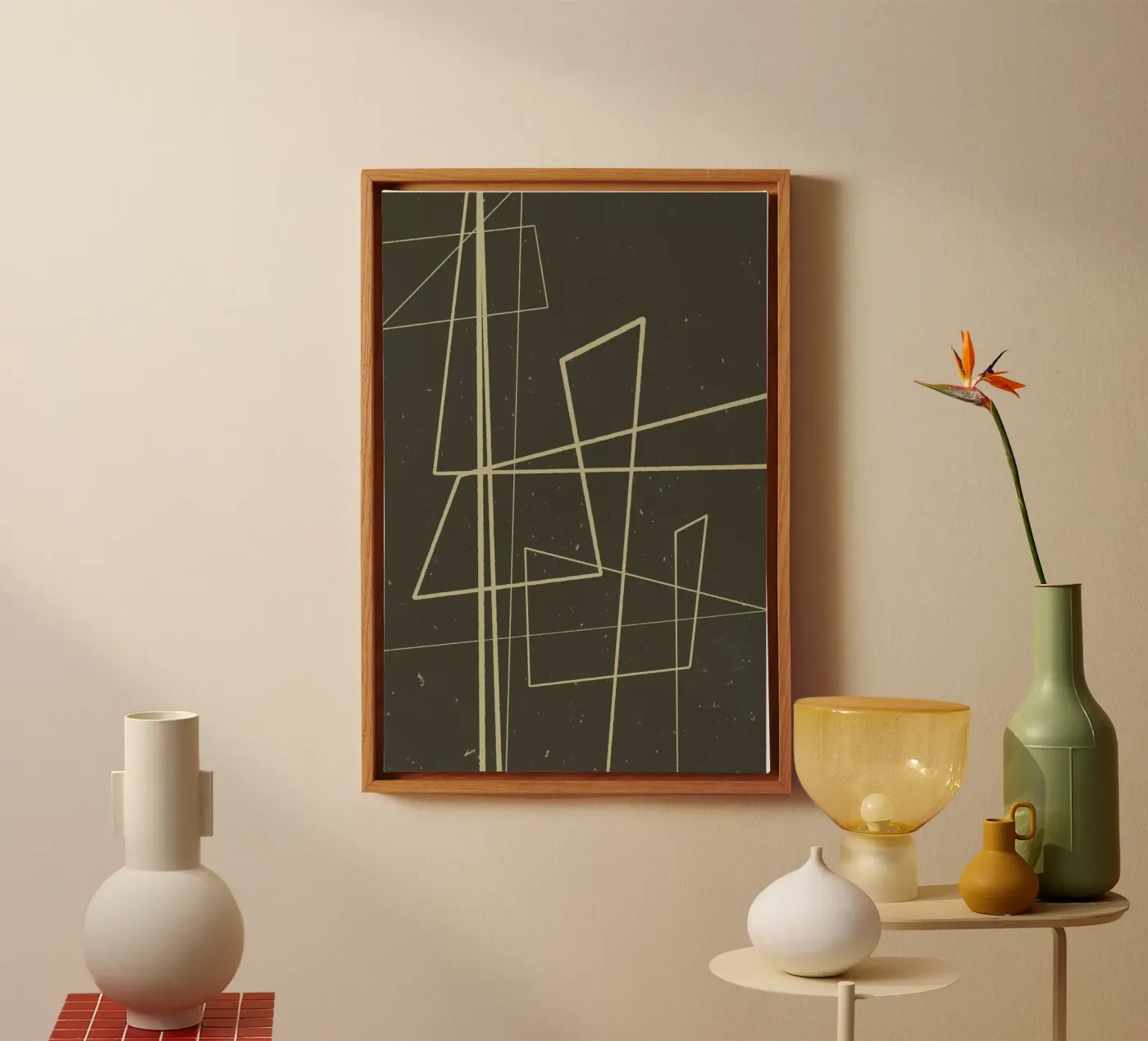 Angular Lines No 7 Leinwand von treechild