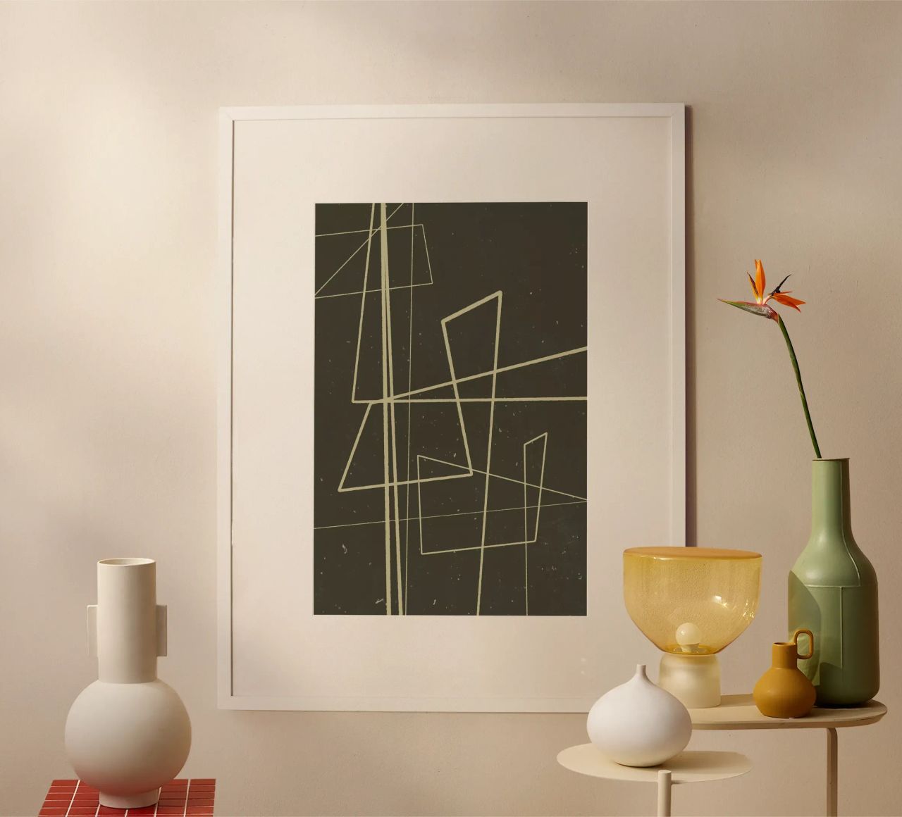 Angular Lines No 7 carta hahnemühle da treechild