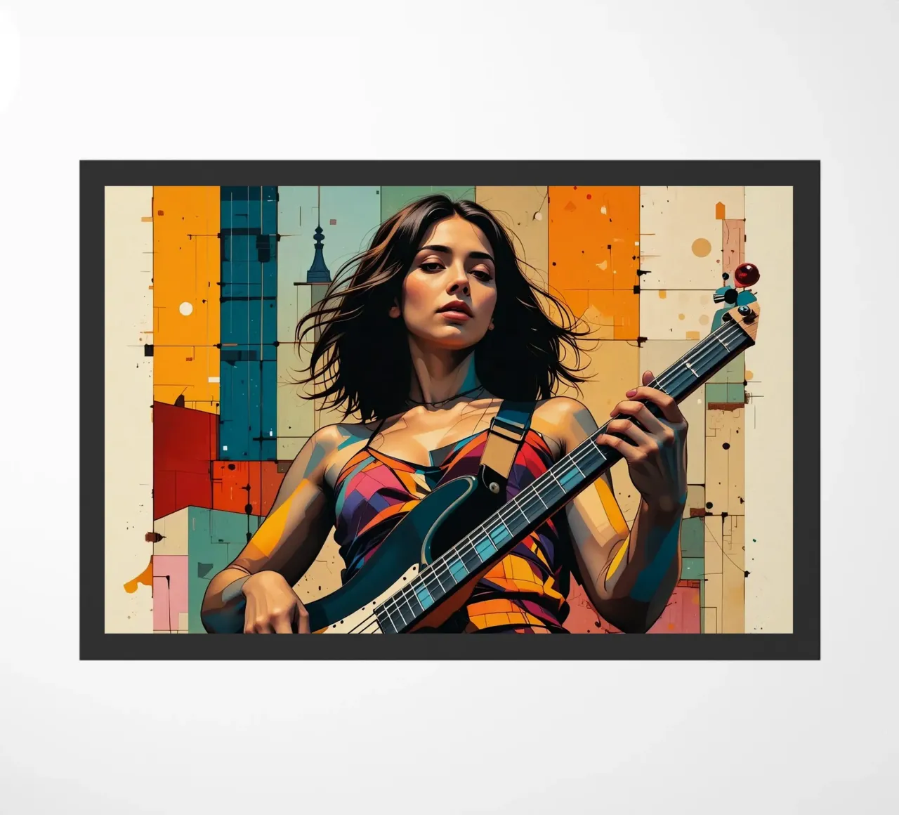 Donna e basso zerbino da Massimo Frascogna