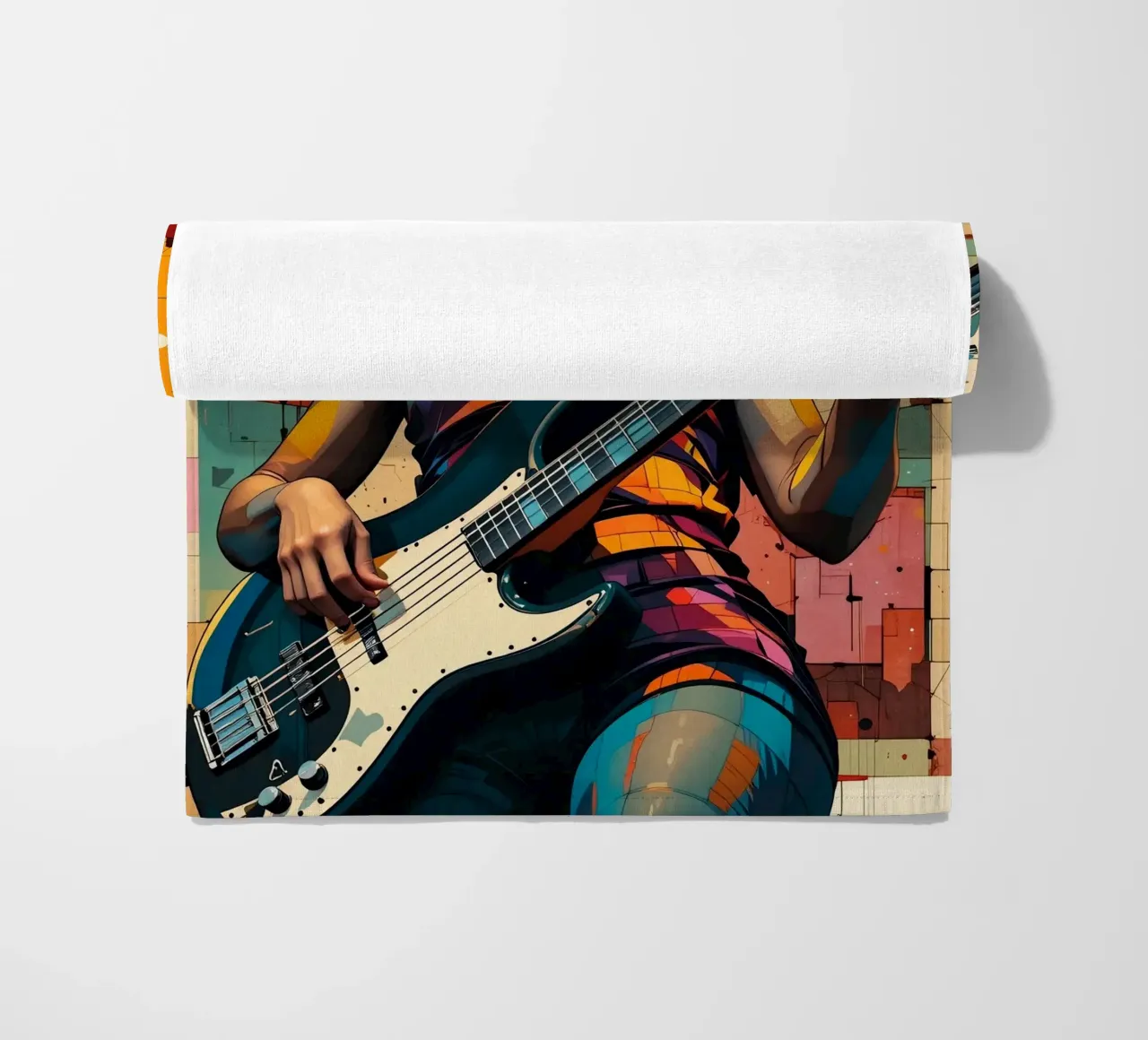 Donna e basso telo mare da Massimo Frascogna