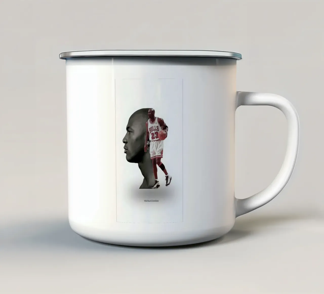 Michael Jordan tazza in smalto da bernar shop