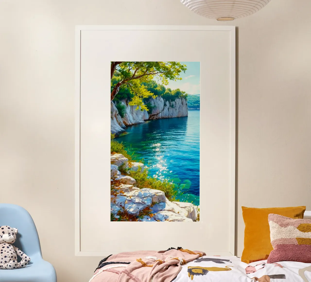 curve land ocean poster da melts