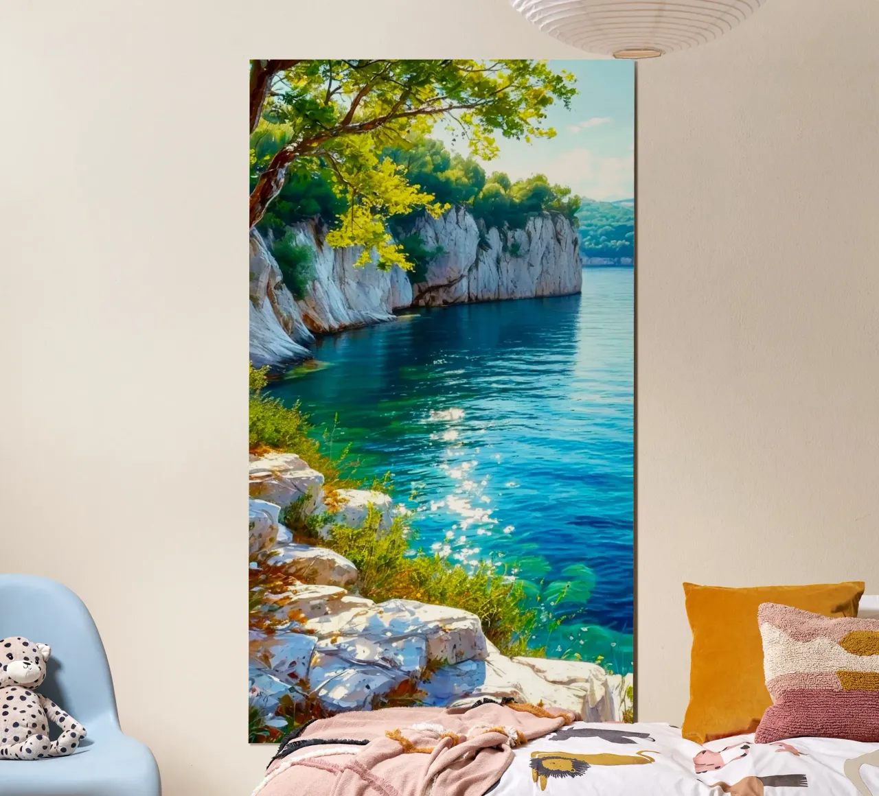 curve land ocean poster da melts