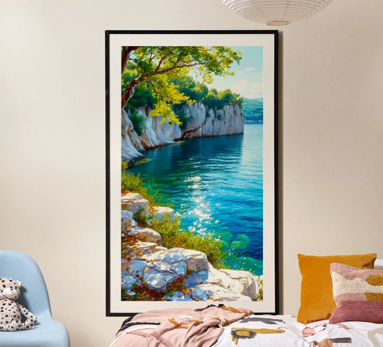 curve land ocean poster da melts
