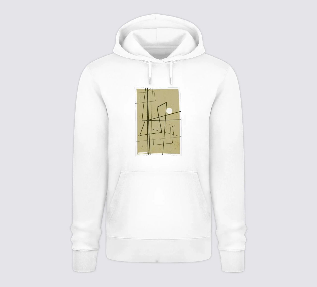 Angular Lines No 9 felpa con cappuccio da treechild