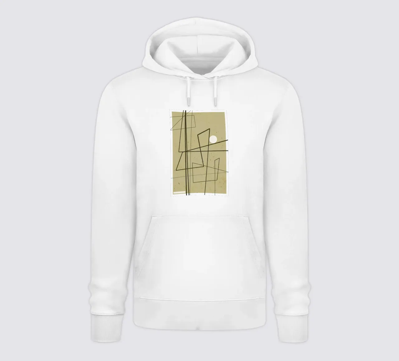 Angular Lines No 9 felpa con cappuccio da treechild