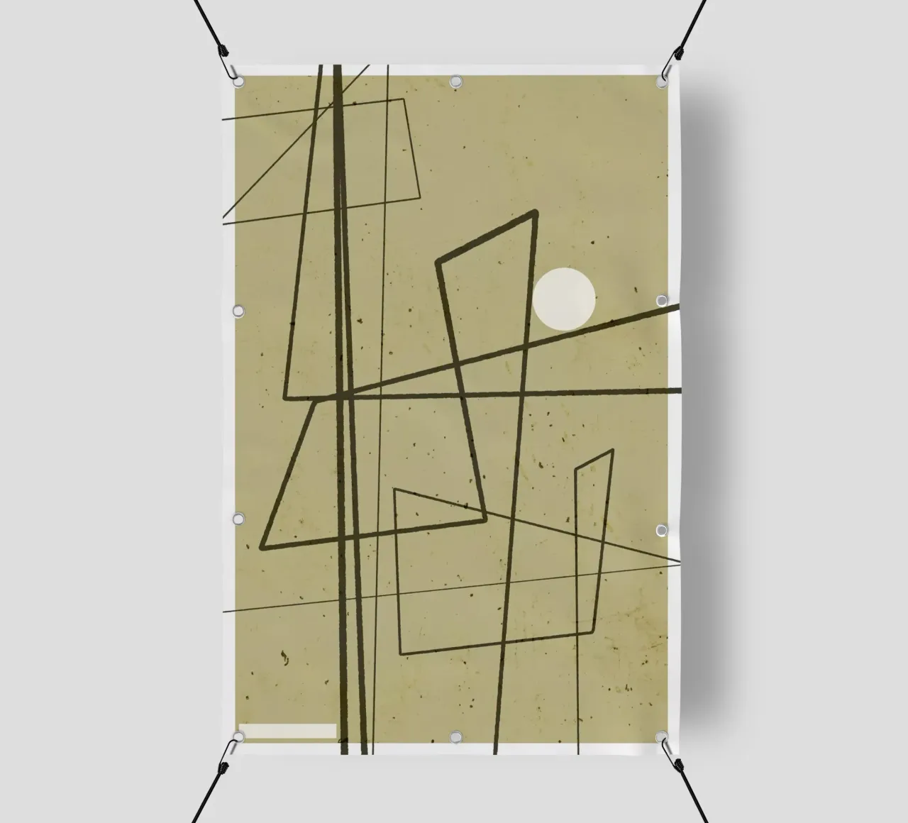 Angular Lines No 9 PVC Plane von treechild