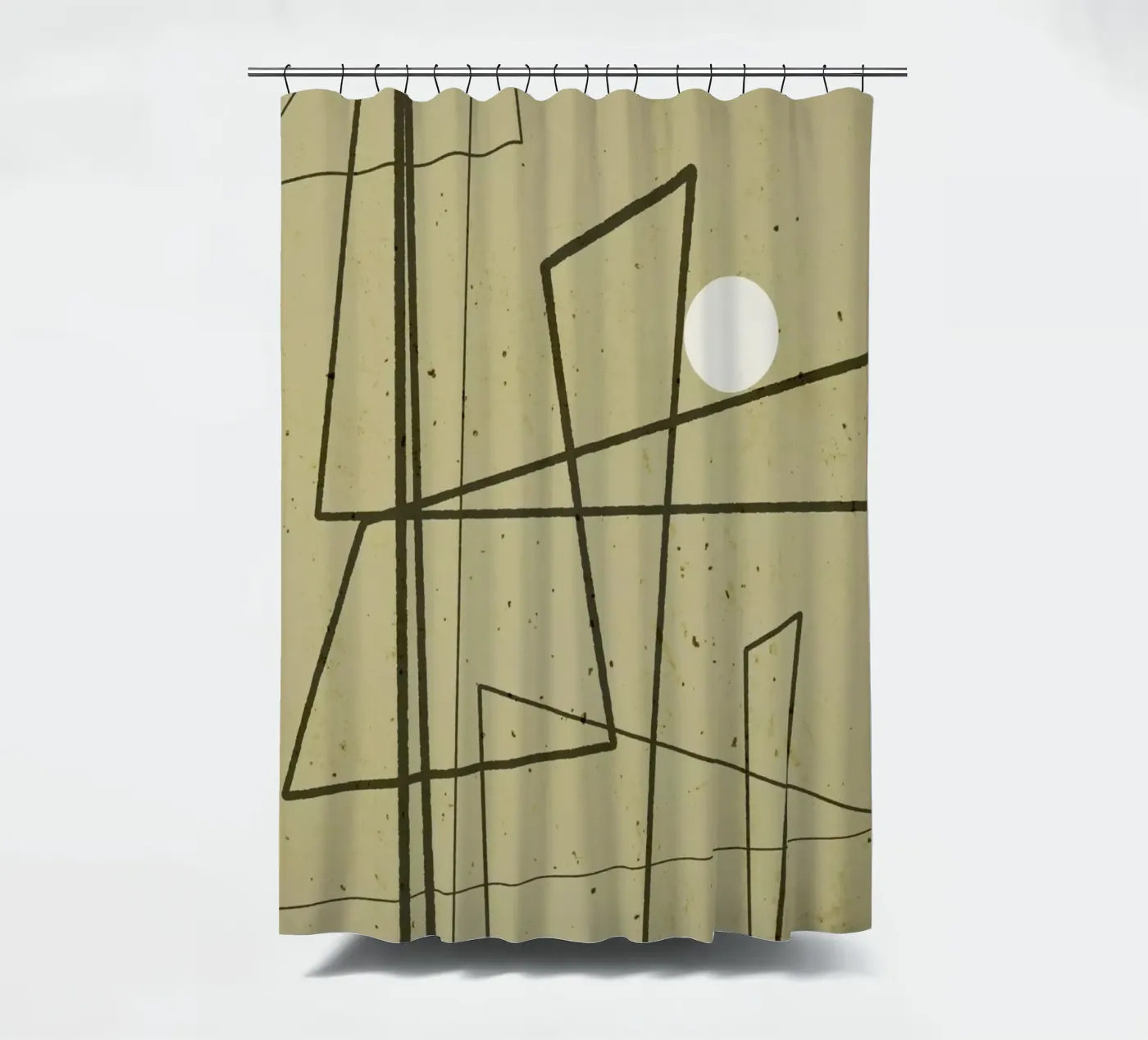 Angular Lines No 9 Duschvorhang von treechild