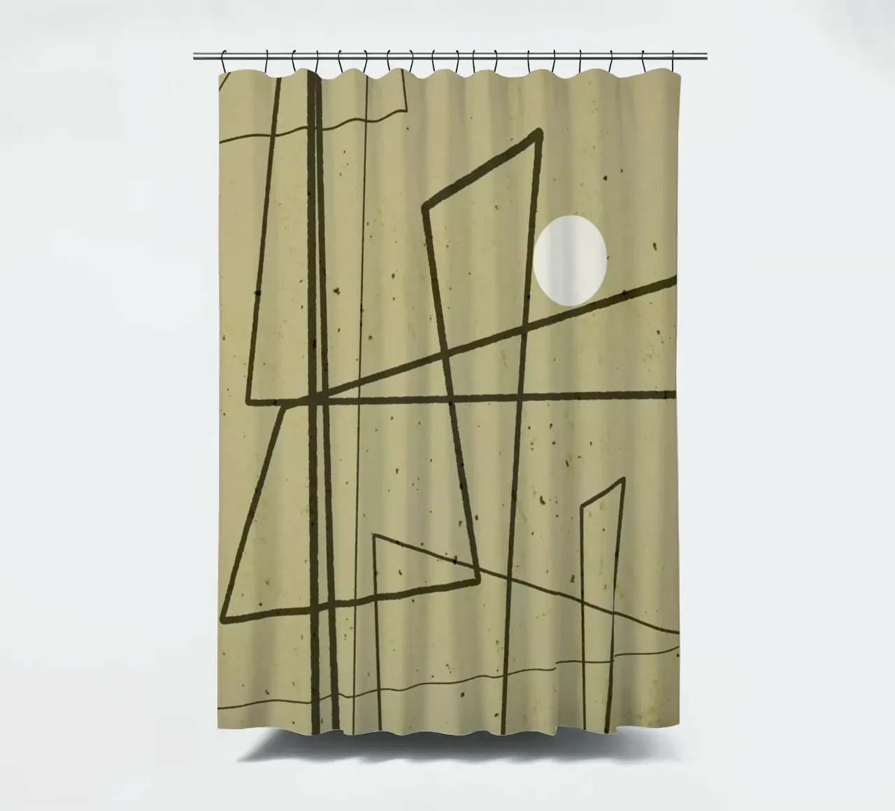 Angular Lines No 9 rideau de douche de treechild