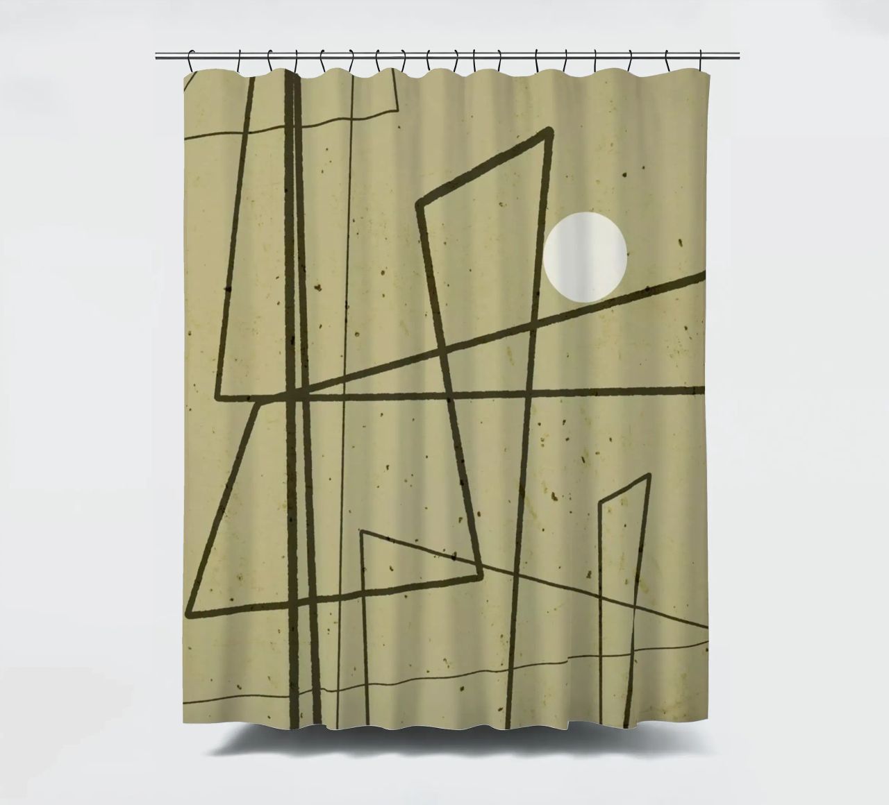 Angular Lines No 9 Duschvorhang von treechild