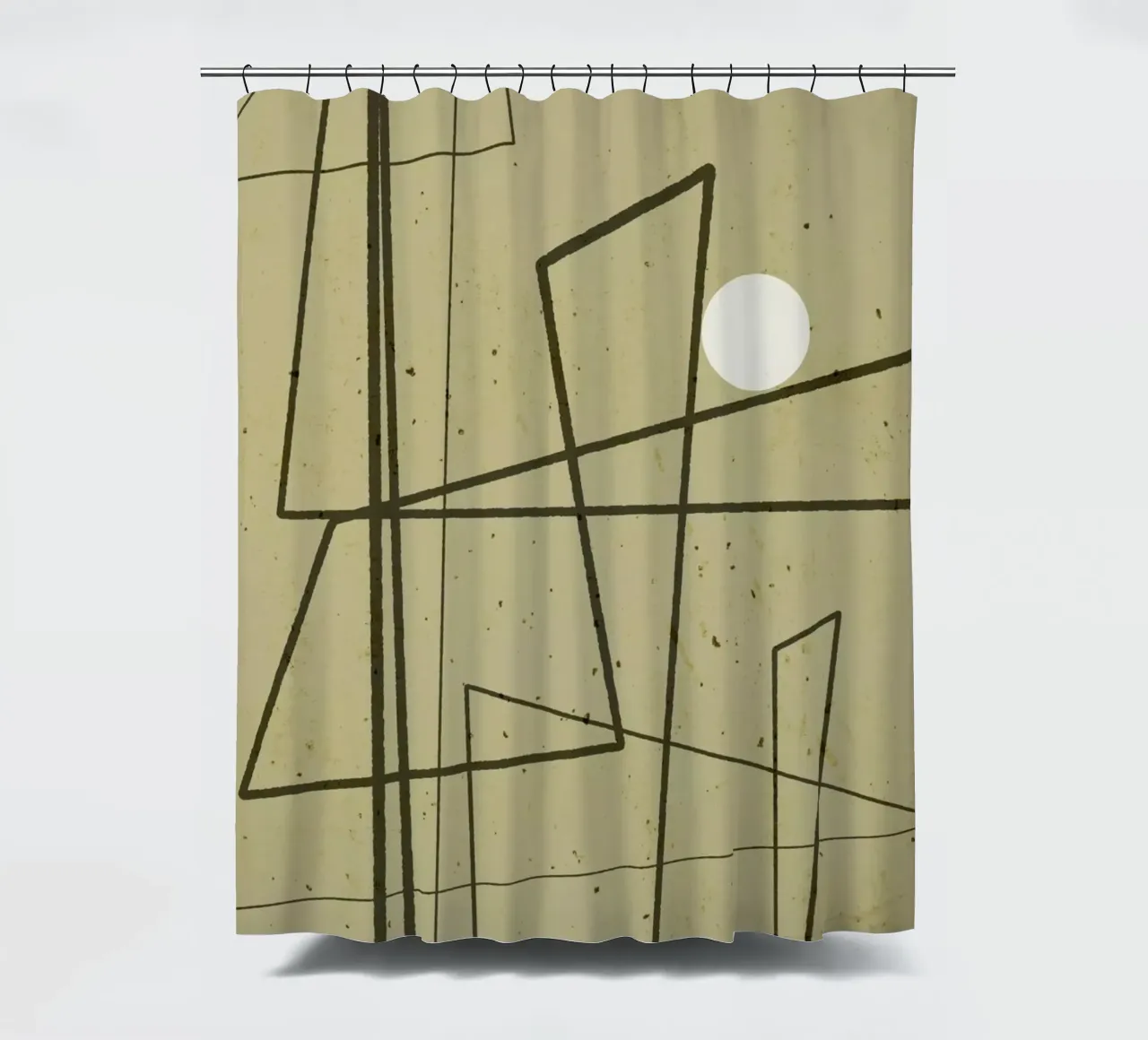 Angular Lines No 9 Duschvorhang von treechild