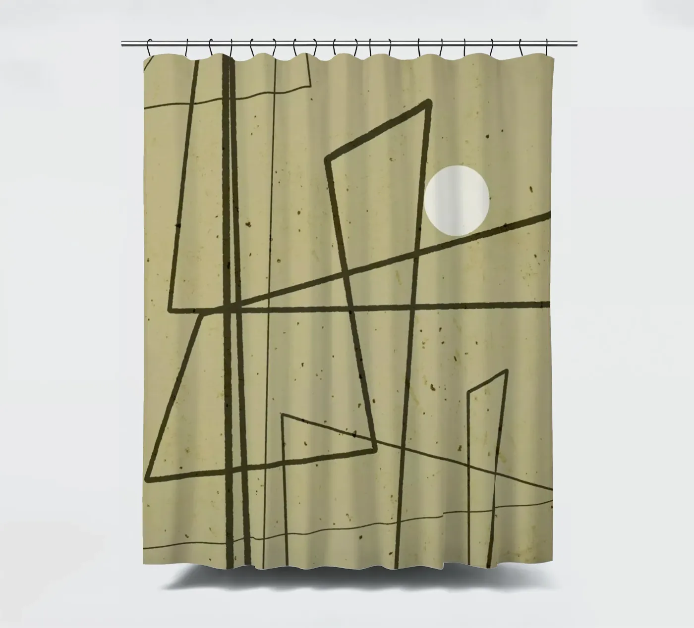 Angular Lines No 9 Duschvorhang von treechild
