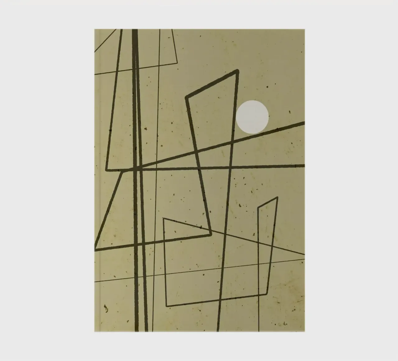 Angular Lines No 9 Notizbuch von treechild