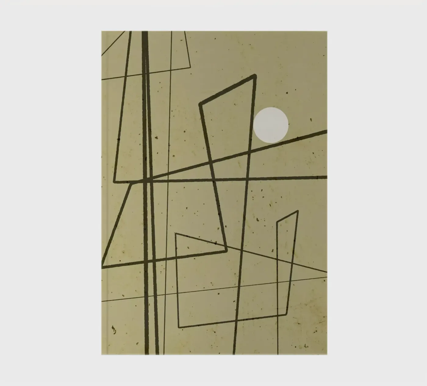Angular Lines No 9 notebook by treechild