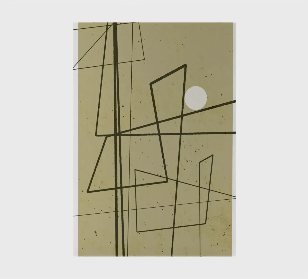 Angular Lines No 9 Notizbuch von treechild