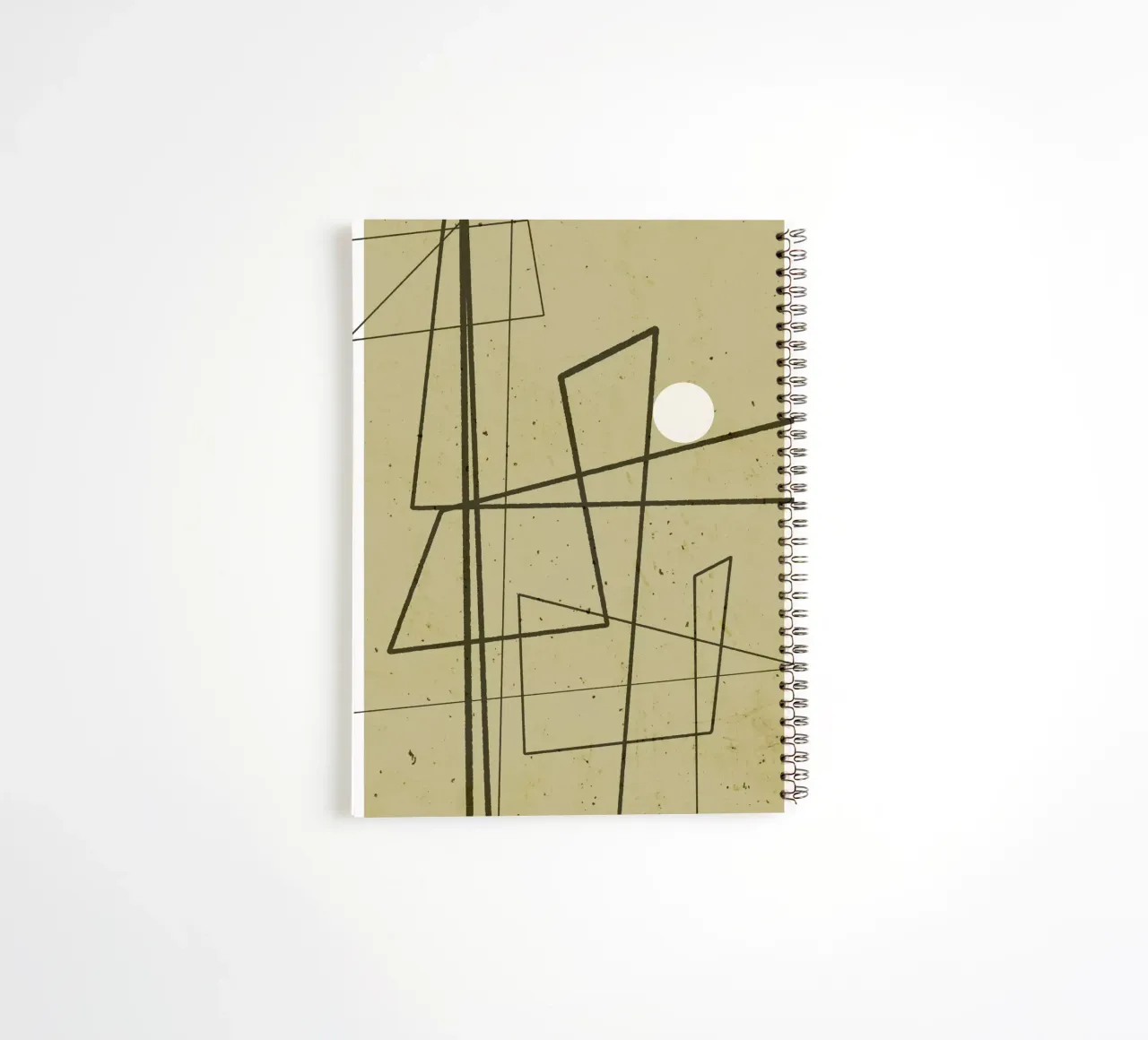 Angular Lines No 9 spiral notebook by treechild