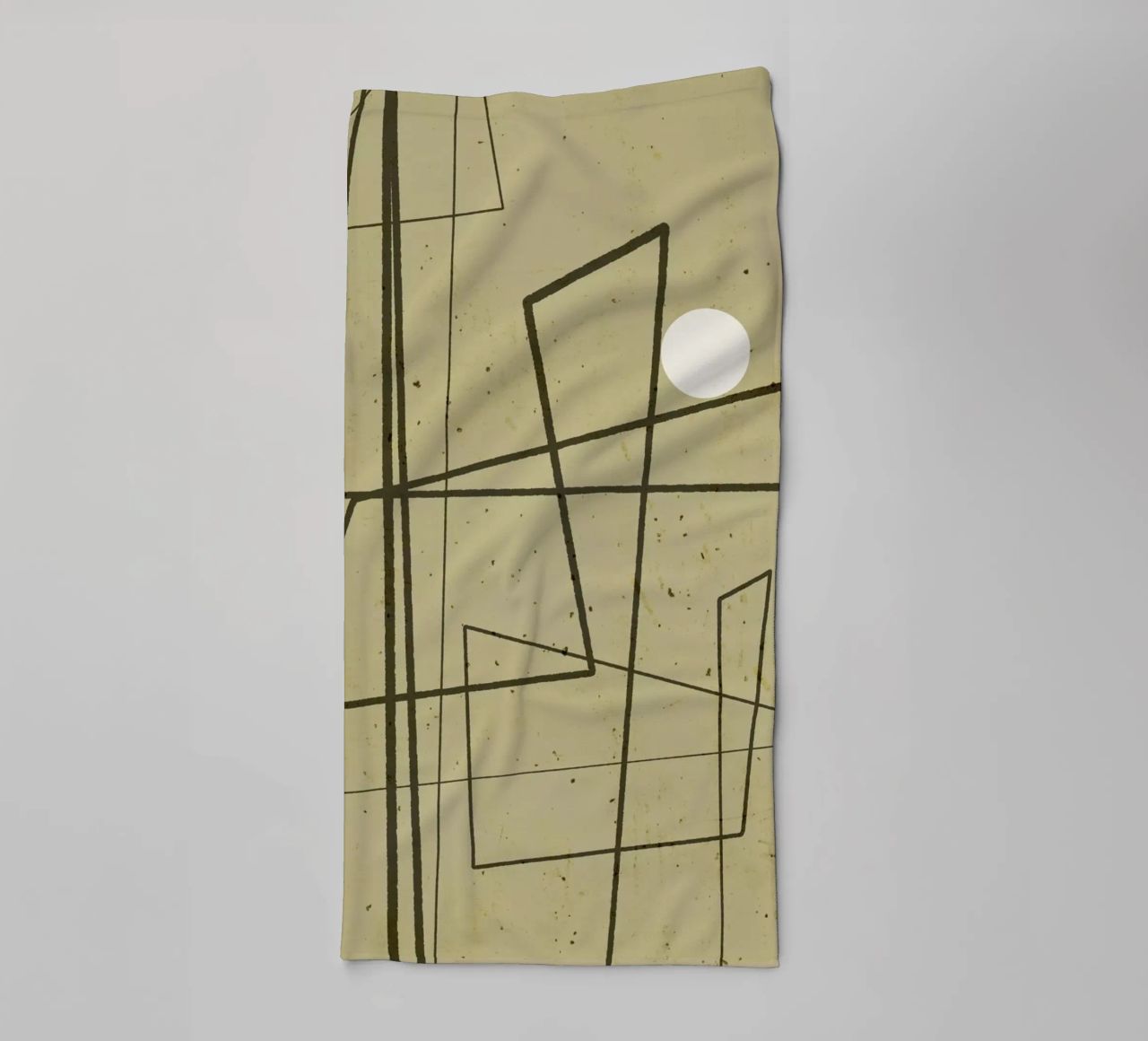 Angular Lines No 9 badhanddoek van treechild