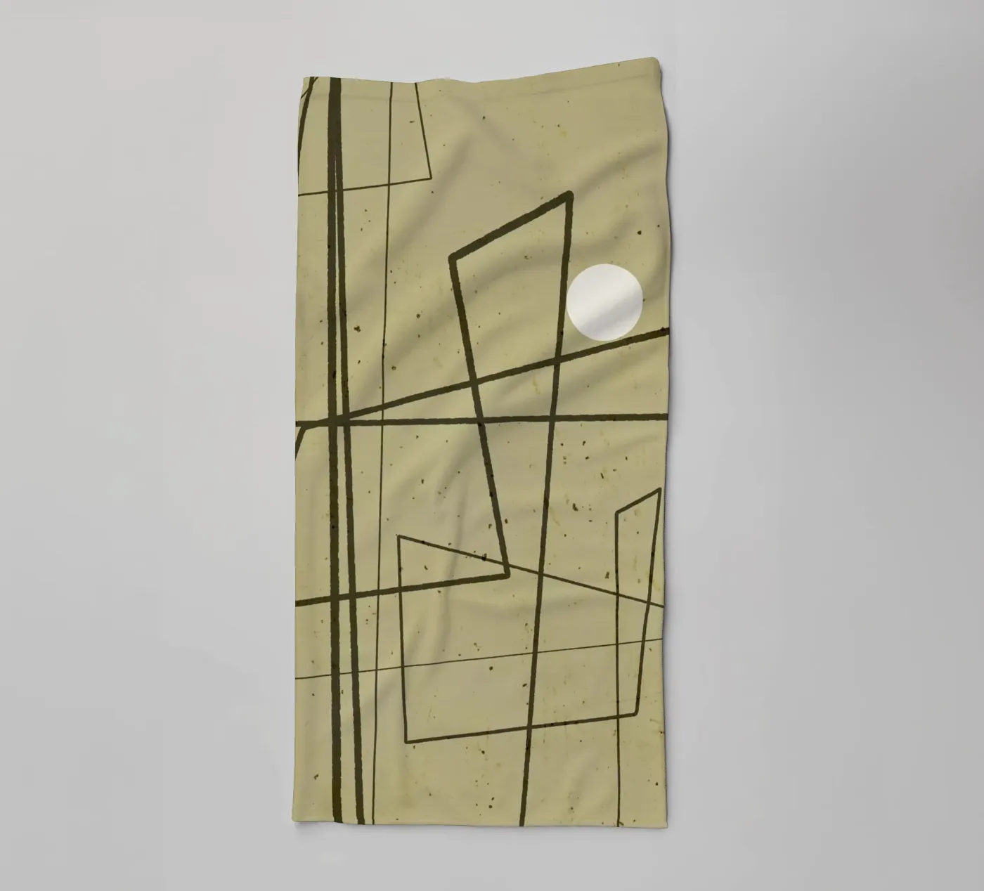 Angular Lines No 9 badhanddoek van treechild