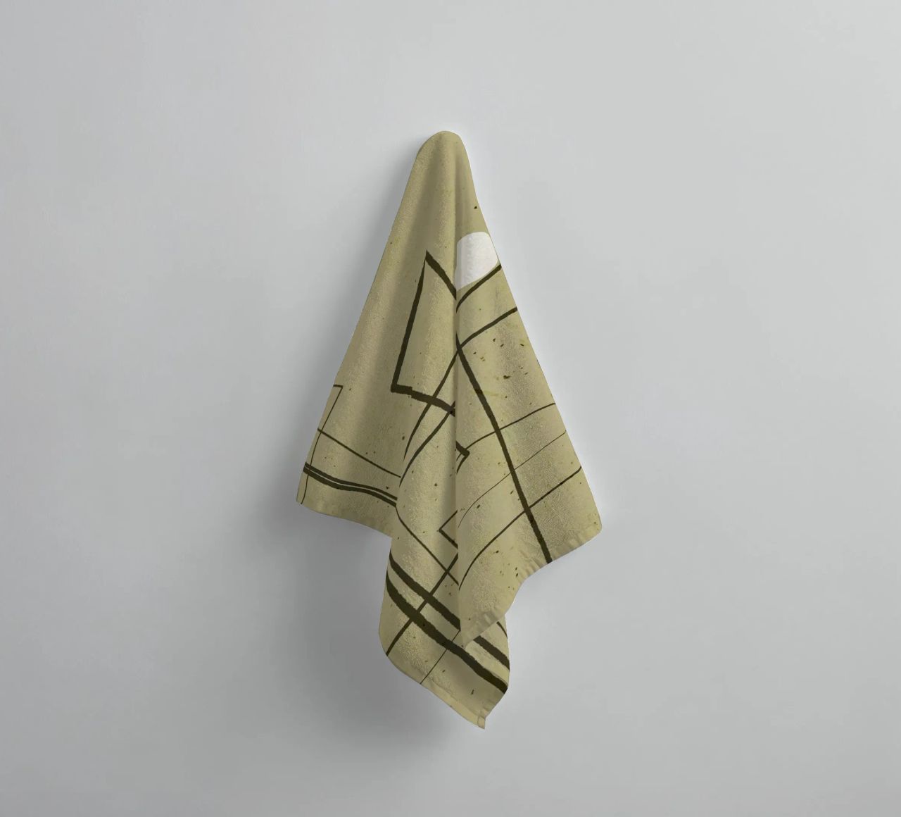 Angular Lines No 9 badhanddoek van treechild