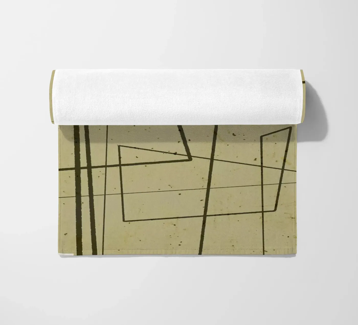 Angular Lines No 9 Strandtuch von treechild