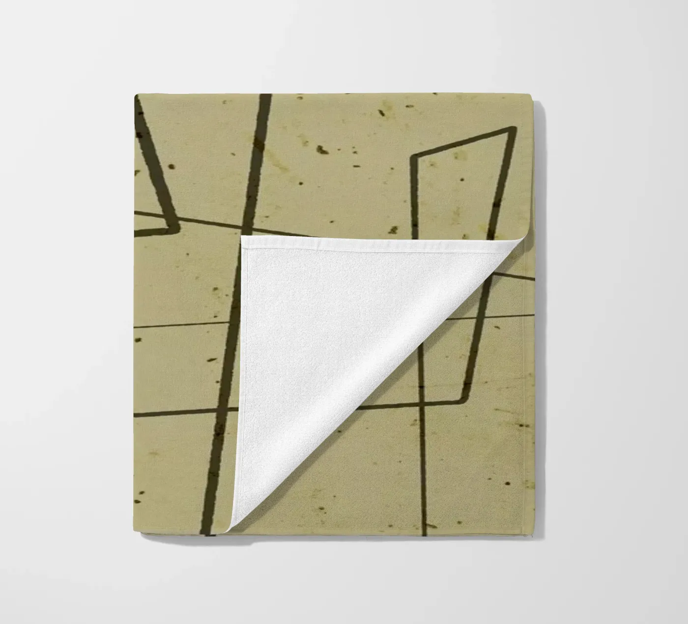 Angular Lines No 9 Strandtuch von treechild