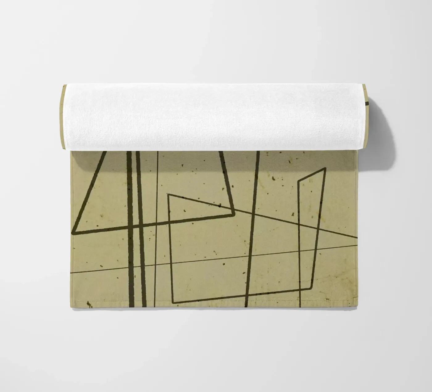 Angular Lines No 9 Strandtuch von treechild