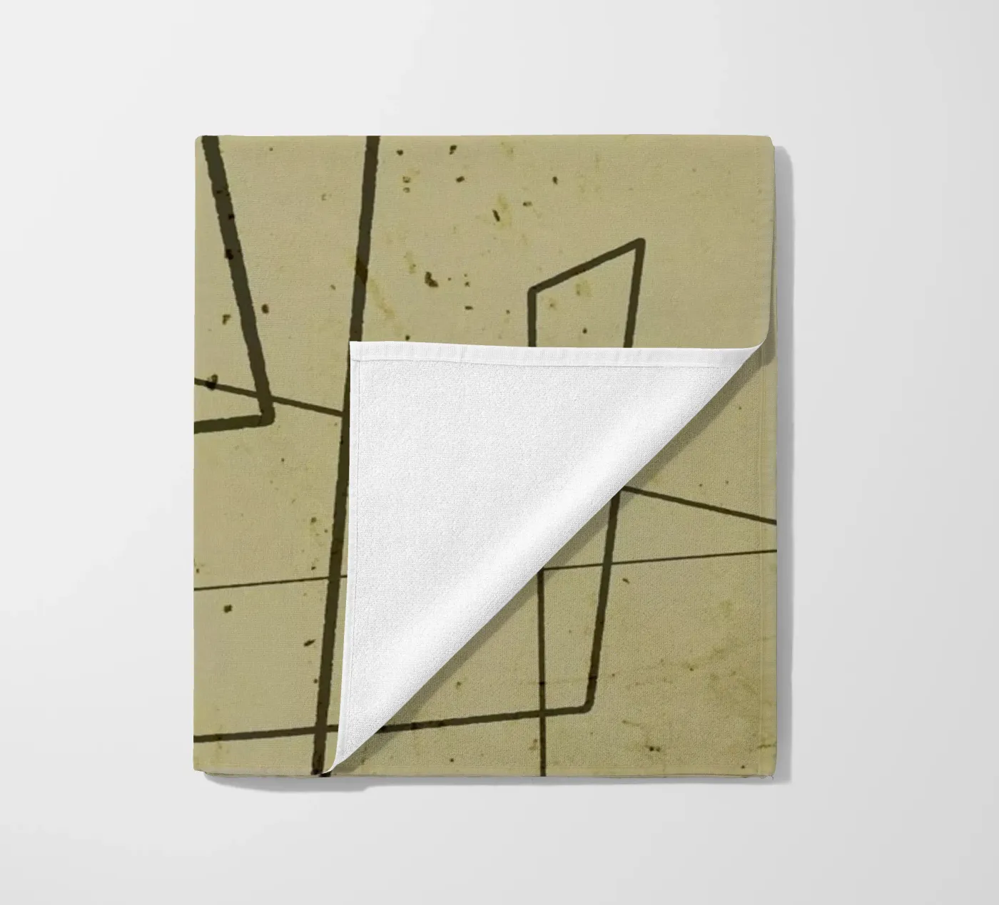 Angular Lines No 9 Strandtuch von treechild