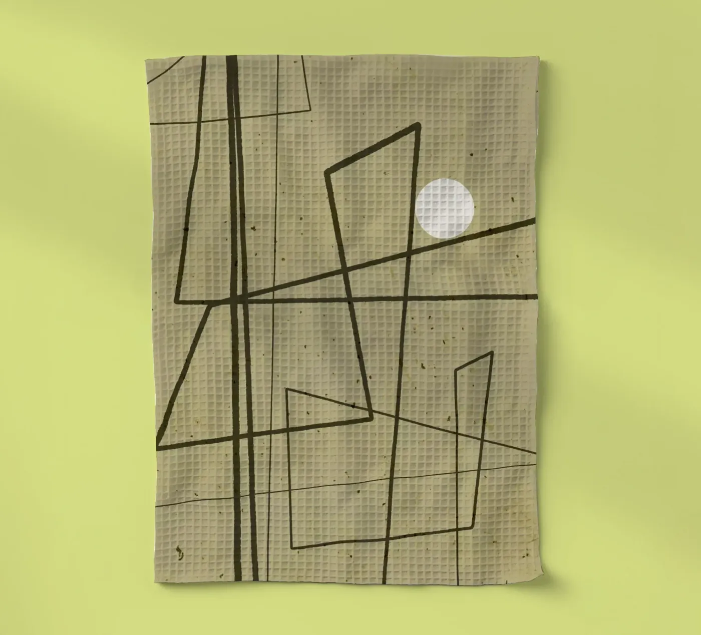 Angular Lines No 9 Geschirrtuch von treechild