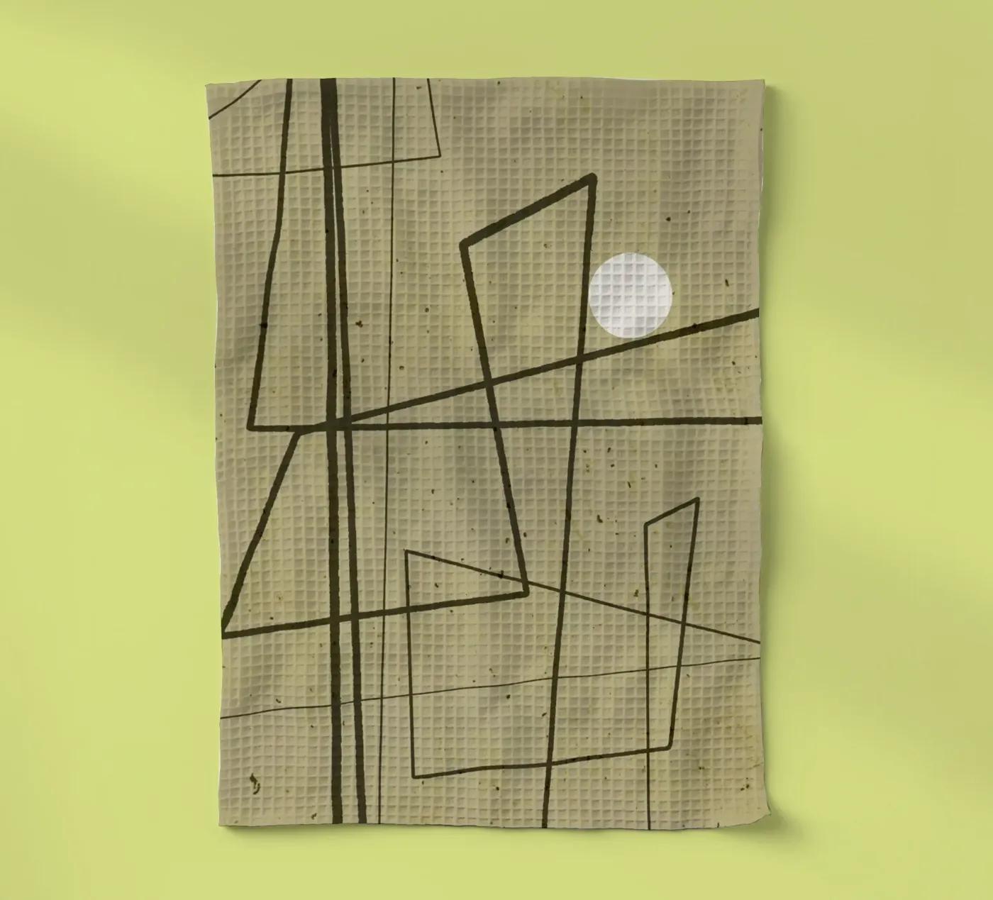 Angular Lines No 9 Geschirrtuch von treechild