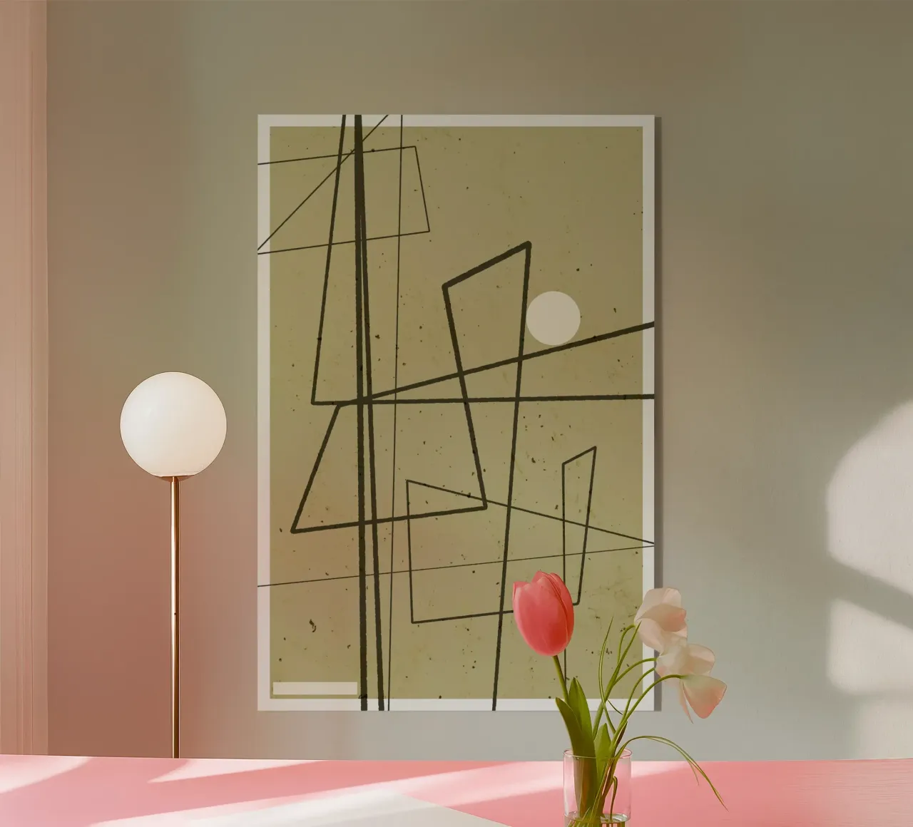 Angular Lines No 9 Acryl-Glas von treechild